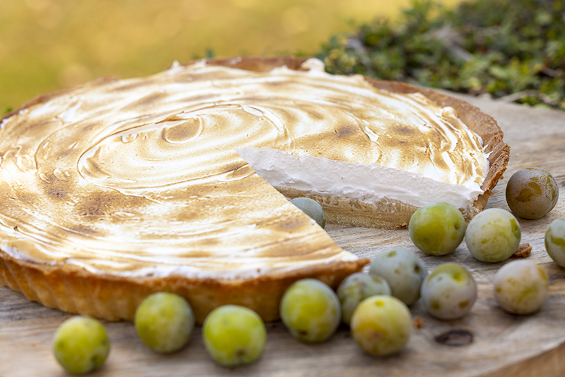 Meringuetaart met wichter.